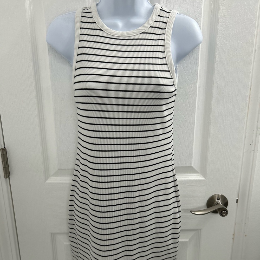 Striped Sleeveless Dress